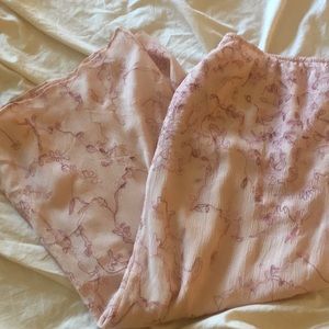 J Jill Silk shell/polyester lining pink tea-length